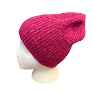 OPEN EDIT Marled Beanie Pink / Black
Combo - NWOT -OS